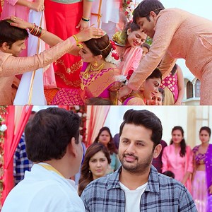 1.5M views · 42K reactions | Nithiin विवाह का महत्व बताता है। #SrinivasaKalyanam Hindi Dubbed Movie #Nithiin #raashikhanna #southmovie #SuperhitMovie #viralvideo #bollywood #southhindidubbedmovie #South #latesthindidubbedmovies | Aditya Movies | Facebook
