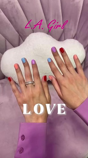 3.6K views · 28 reactions | These nails are ICONIC! You can find these L.A. Girl Gel Extreme Shine Nail Polish colors at @CVS Pharmacy @cvsbeauty ✨ Tag us in your fab nail designs! | L.A. Girl Cosmetics | Facebook