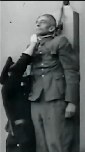 Last Minutes of Nazi Leader Karl Hermann Frank -Executed by Pole Hanging (1946)