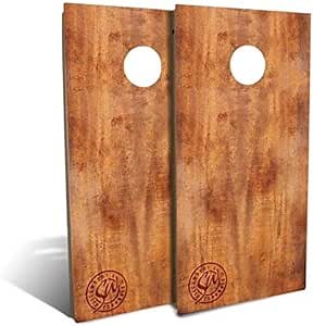 Slick Woody's Burnt Wood Backyard Cornhole Set