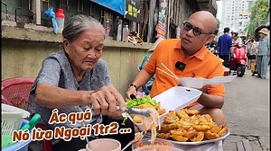 28K views · 414 reactions | Color Man xin được pháp nghỉ làm bánh mì hôm hôm để đi làm video ẩm thực Chợ Phú Nhuận và gặp lại Ngoại Tư Bánh Khọt Tiếng Rao #colorman | Color Man | Facebook