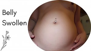 My belly button swollen again | Clips4sale