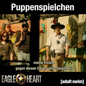 Es ist Zeit diese Operation Dummy zu stoppen! Eagleheart, jetzt zum Schauen auf Vodafone Deutschland GigaTV verfügbar! | adult swim Deutschland