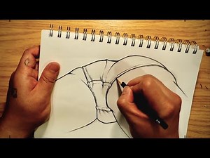 Pencil Drawing Technique. / Female Figure. / 2X speed Drawing process.