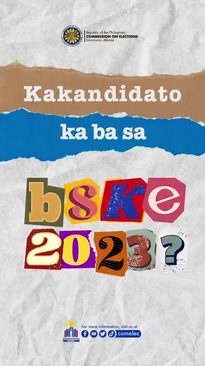 32K views · 104 reactions | Tatakbo ka ba sa October 30, 2023 Barangay and SK Elections? 12 araw na lang, COC filing na! Ang oras ng paghahain ng Certificate of Candidacy (COC) ay mula ika-8 ng umaga hanggang ika-5 ng hapon sa Agosto 28, 2023 hanggang Setyembre 2, 2023. #October302023BSKE #ResponsablengKandidato #BarangayAtKabataan #KabilangKaDito #COCFiling2023BSKE | COMELEC | Facebook