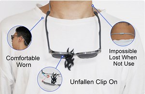 [Hot Item] Adjustable Tr Optical Frame with Clip on Lense