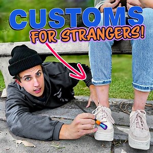 275K views · 8.5K reactions | I Surprise Lucky Strangers with Custom Sneakers! | MARKO | Facebook