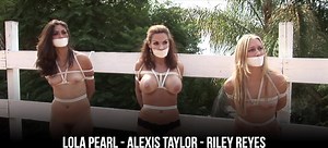FM Concepts 1080p Bondage Store - Doctor Alexis Taylor And Her Two Pretty Patients, Lola Pearl And Riley Reyes, Were Bound And Tied To A Fence Naked