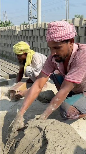 Amazing bricks making from clay🤯 #viral #foryou