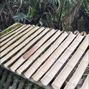 663K views · 8.5K reactions | BUILDING A BAMBOO CABIN WITH A STACKED BAMBOO ROOF | W3YA | Facebook