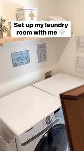 2.4K views · 18 reactions | This wood laundry shelf is so beautiful & useful!!  absolutely LOVE how it transformed this room. #amazon #laundryroom #amazonfinds | Everything Envy | Facebook