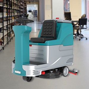[Hot Item] Library Restaurant Hotel Supermaket Tile Battery Operated Ride-on Floor Scrubber