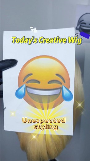 emoji wig for you girls 😂😂😂 💗hair from @nadulahair 🔥hair link<< https://st.nadula.com/y35eQT 🌈2 wigs= $99 << https://st.nadula.com/nG1Snw #nadulahair #weargowig #wiglover #lacewigs #precutwigs #wigmaker #nadula #weargo #gluelesswig #longweave #creator #creative #creativity #createcommune #blonde #blondehair #blondewig #blondegirl #blondebalayage #hairidea #hairideas | Nadula Hair
