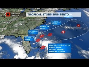 Tropical Storm Humberto Stalls Near The Bahamas