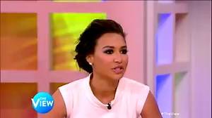 Naya Rivera made a splash yesterday! She responded to comments about her feelings on showering. | The View