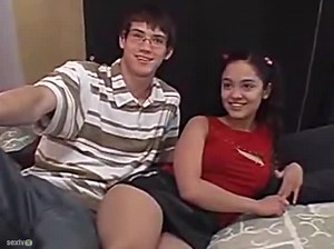 Young Hairy Girlfriend Cums Then Gets Creampie