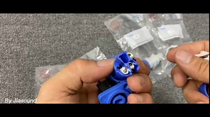 PowerCon Plug Connector 220V 20A for Professional LED Display Screen Audio Stage Equipment (Blue-A_4Pack)