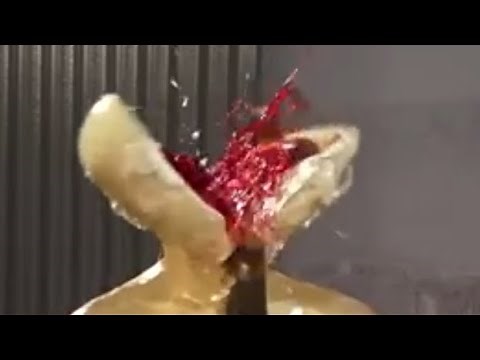 Ballistic gel destruction compilation (reupload)