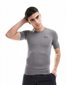 Under Armour – Heatgear – Grå kompressions-t-shirt | ASOS