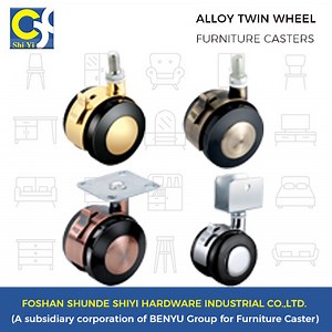 [Hot Item] Swivel Caster Wheels for Moving Furniture Trolley Table 2 Inch Alloy Flat Casters