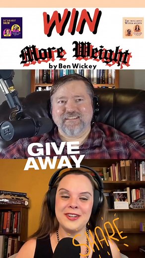 #giveaway #salemwitchtrials #comicgiveaway #graphicnovelgiveaway #newbook #moreweight #gilescorey #benwickey #podcastgiveaway | The Thing About Witch Hunts Podcast