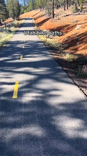 Beautiful bike paths in and around national parks #ebikefun #utah #brycecanyonnationalpark #solofemaletraveler | Julies Journey