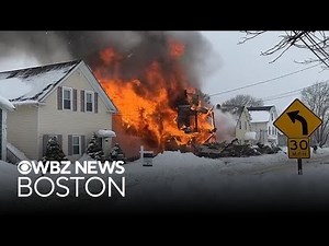 Witness describes explosion and house fire in Taunton, Massachusetts