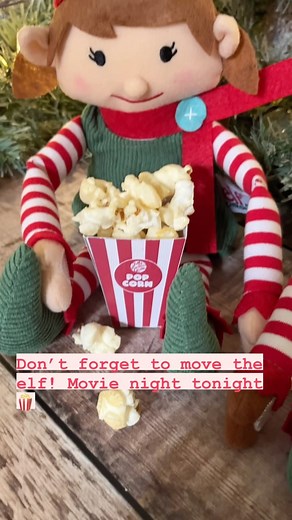 Daily reminder! Move the elf! If you’re using our props kit it’s movie night tonight… if you’re looking for last minute ideas, the props are available as a printable download on the website. You’re welcome ☺️ Now, grab the remote - the movie is starting  | Elf For Christmas | Facebook