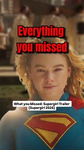 1.7K views · 20 reactions | What you Missed in the Super Girl Trailer?! (SuperGirl 2026 Movie) From lobo to Krem of the Yellow Hills and more… #supergirl #dcsupergirl #supergirltrailer #dccomics #supergirl2026 | The Dedeicated Aartist | Facebook