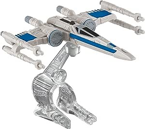 Hot Wheels Star Wars Starship Episode 7 Hero Starfighter (Closed Wing Blue) Vehicle