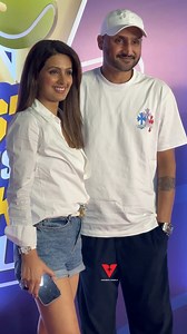 16K views · 90 reactions | Legend Indian Cricketer Harbhajan Singh with Wife Geeta Basra #allstarstennisballcricketleague #HarbhajanSingh #GeetaBasra | Varinder Chawla | Facebook