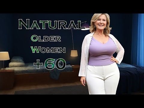 Chic Over 60 | Elegant Outfit Ideas for Natural Mature Women Over 50 & 60