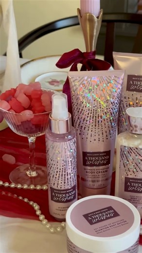 11K views · 57 reactions | Celebrate yourself with the A Thousand Wishes collection and pamper yourself with the beautiful scents of sparkling quince, crystal peonies, and almond crème.  | Bath & Body Works Philippines | Facebook