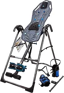 TEETER FitSpine X1 Sport Inversion Table, Gravity Boots, Back Pain Relief Kit, FDA-Registered