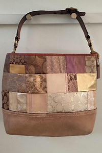 Vintage Coach Patchwork Bucket Bag - Etsy