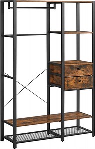 [Hot Item] Furniture Storage Shelves Free Standing Clothes Rack 2 Drawers