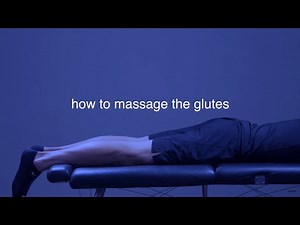 How to massage the glutes with a percussive massager | Deep tissue massage for gluteal muscles