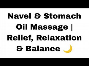 Saree Oil Massage Therapy | Relaxing Navel & Belly Massage for Calmness