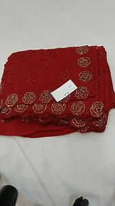 1.6K views · 82 reactions | Beautiful  Designer saree 糧 Embroidery with stone work | DREAM HOME COLLECTION | Facebook