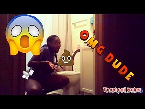 PLASTIC WRAP ON TOILET PRANK ON GIRLFRIEND!!!!(GONE WRONG)