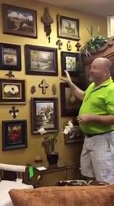 Check out our Periscope with Paul on creating a Sacred Heart Gallery Wall.....special bonus package : how to not leave lots of holes in the wall! | Furniture Affair