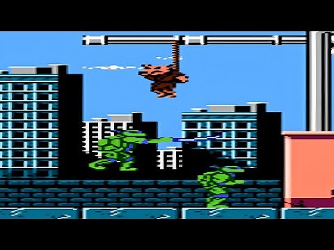 Teenage Mutant Ninja Turtles All Bosses (No Damage With Ending) NES