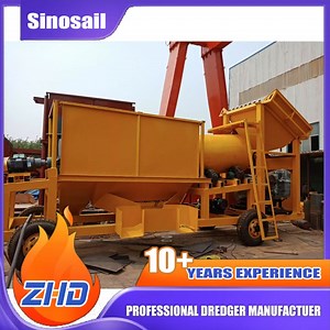 [Hot Item] High Efficiency Movable Gold Trommel Washing Equipment Used in Mozambique