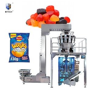 [Hot Item] Automatic Weighing Filling Grocery Snacks Pouch Form Fill Seal Wrapping Flow Packaging Packing Filling Sealing Machine Price