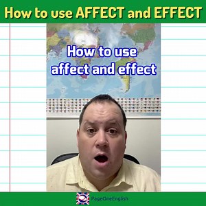 AFFECT & EFFECT These can be confusing and tricky Here are some great examples of them #englishteacher #English #englishgrammar #englishlearning #englishlanguage | English Lingo