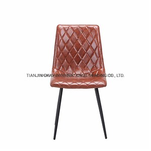 Luxury Metal Restaurant Chairs Set Dining Room Furniture Modern Dining Chair
