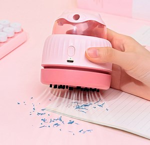 [Hot Item] Mini Desktop Vacuum Cleaner, Portable USB Vacuum Cleaner for Desk Mini Cute Cartoon