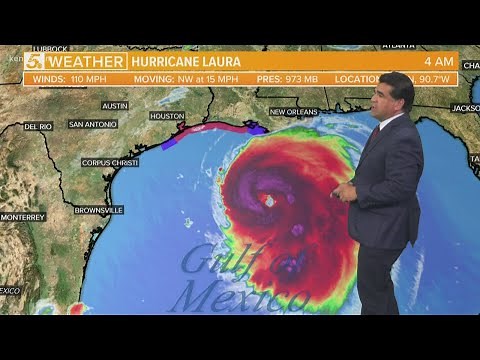 Tracking Laura: Storm could make landfall as a Category 4 hurricane