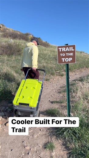 This cooler is called Trailmate cooler so we took it on the trail to see how it would actually do! Igloo Coolers | Tailgating Challenge