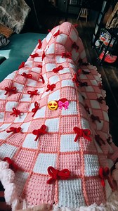 Sweet Strawberry Shortcake Balletcore Crochet Blanket Tutorial